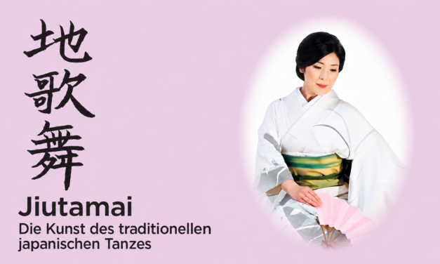 Tanzaufführung Jiutamai: Die Kunst des traditionellen japanischen Tanzes